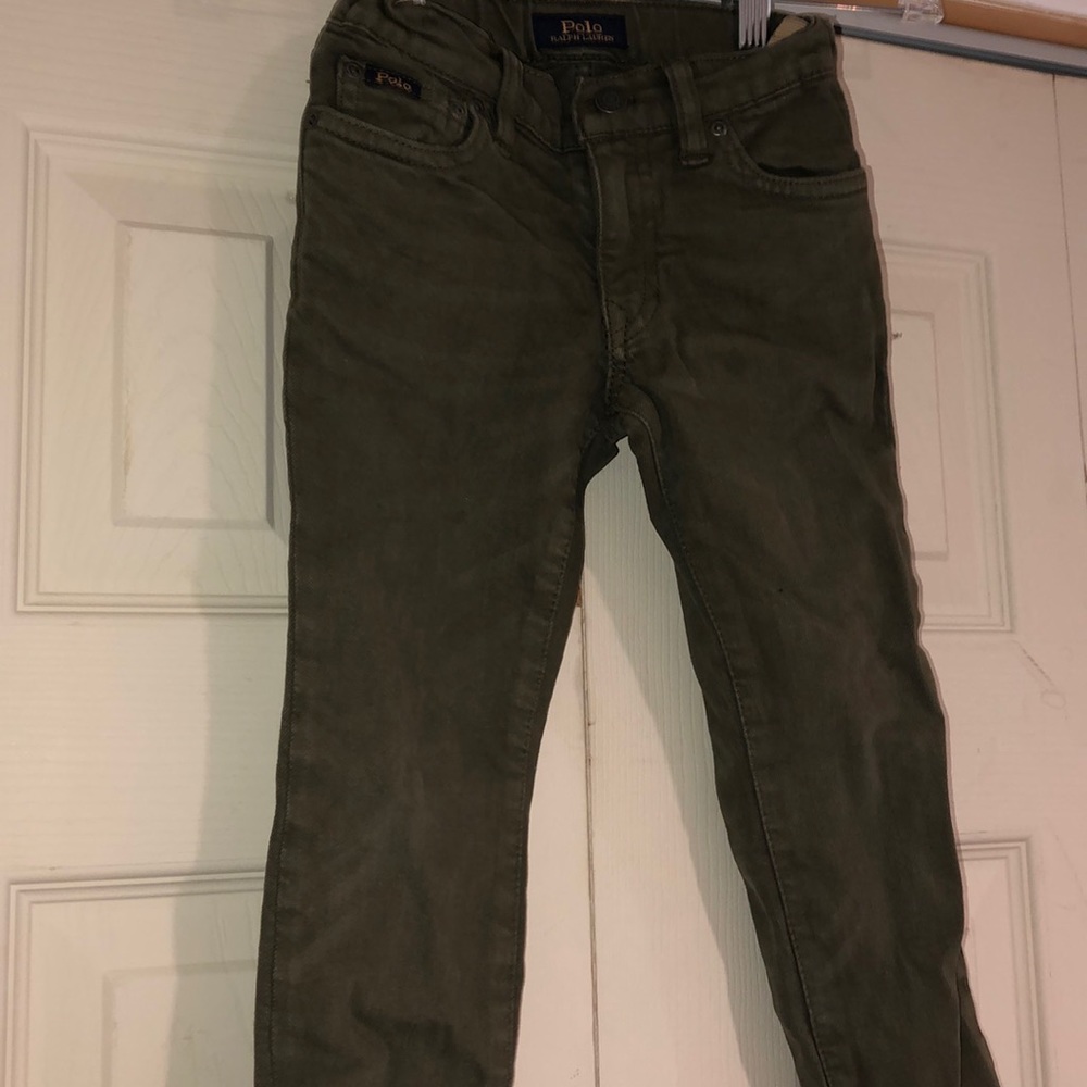 Army green boy jeans polo Ralph Lauren